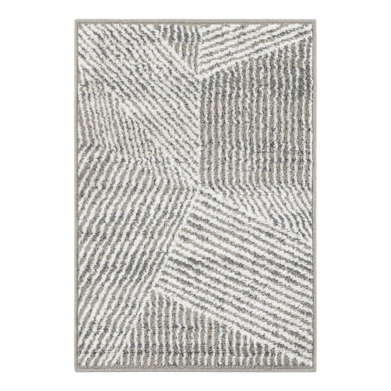 Latitude Run® Orkla Nikolis Rug Gray, Rectangle 2' x 3'1"