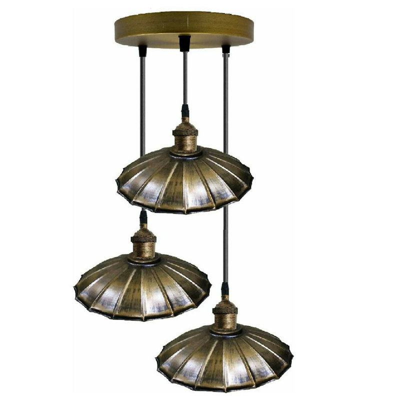 Berea 3 - Light Cluster Pendant, Brush Copper, Brush Copper