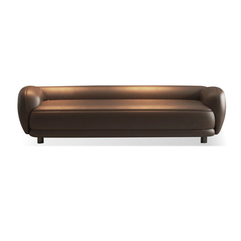 Banc avec revêtement, Brun