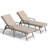 Adjustable Aluminum Outdoor Chaise Lounge Chairs With Removable Cushions (Set Of 2)-1079947159-1075794370