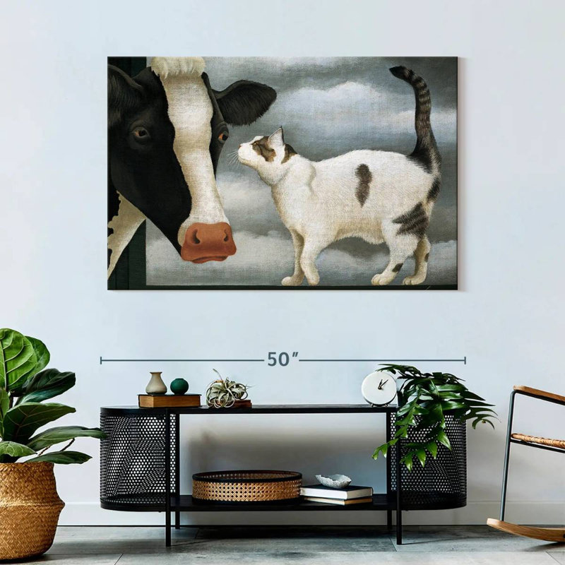 Cat And Cow, 32" H x 48" W
