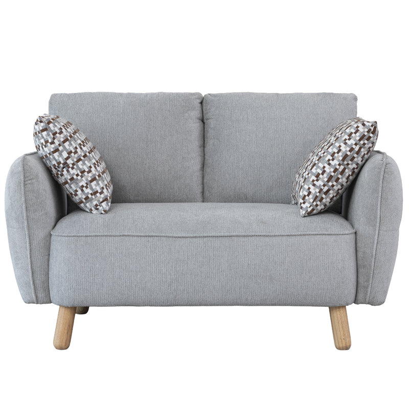 Gladding 2 Seater Loveseat, Light Grey