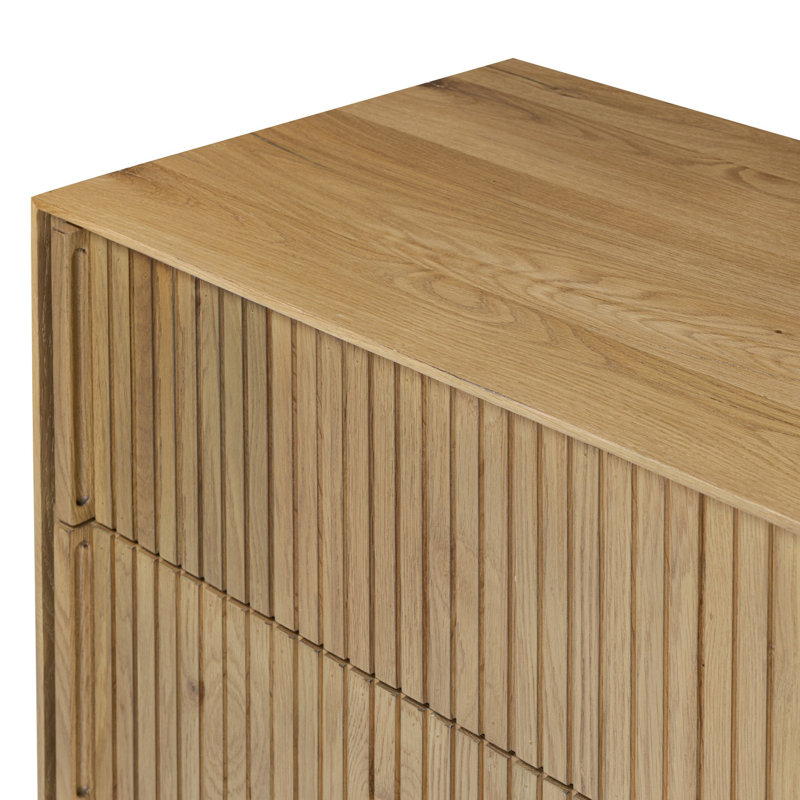 Leo 8 - Drawer Dresser, Rustic Light Natural Oak