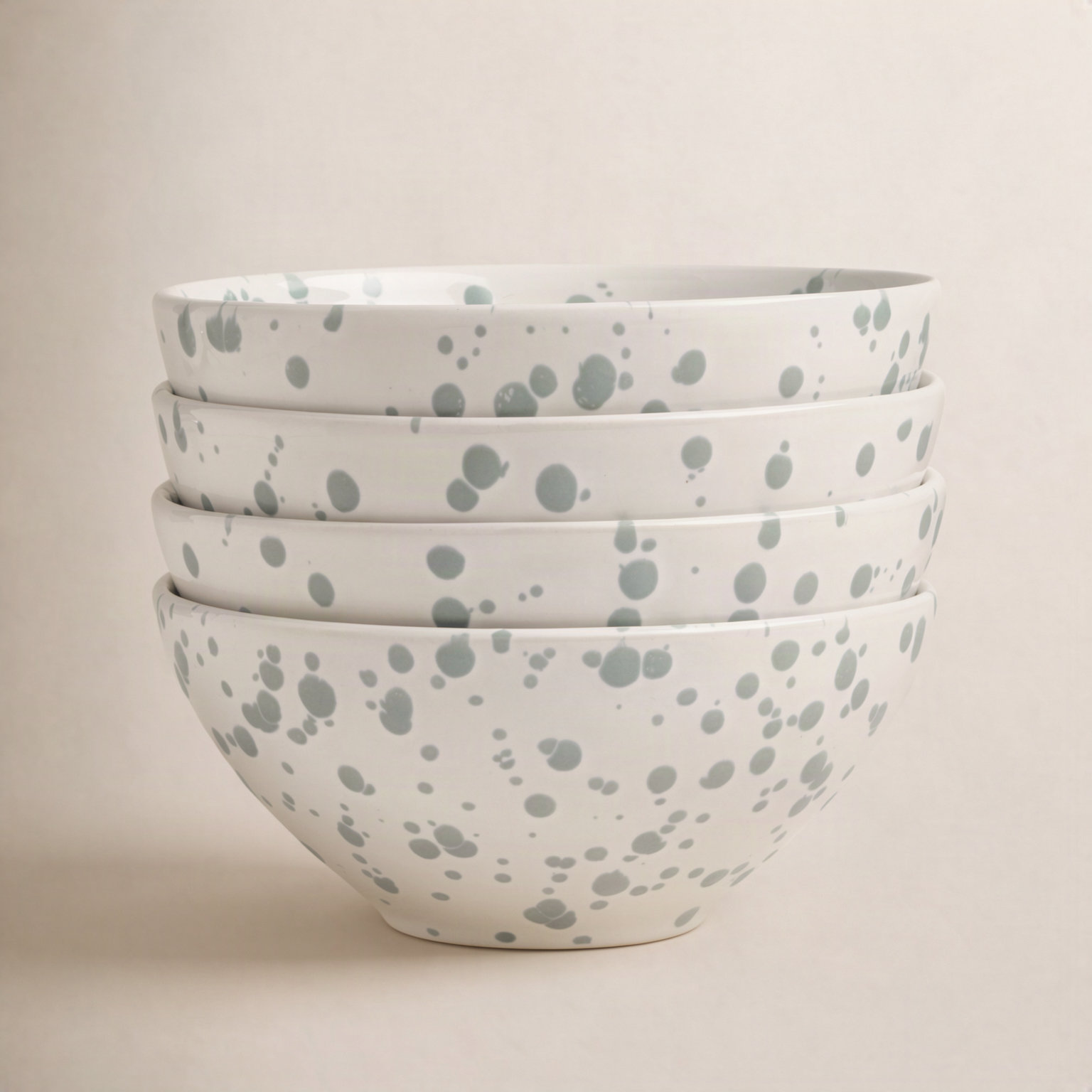 Stoneware Cereal Bowl, Green
