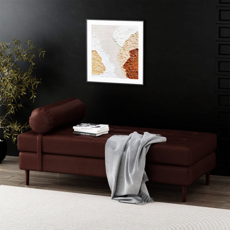CHAISE LUNGE, Brun foncé
