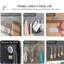 20 Pack, Removable Sticky Ceiling Hooks And 2Pcs Jute Woven Storage Organizer Flower Plants Basket