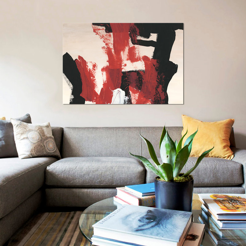 «Hessei I», reproduction sur toile, H 18 po x l 26 po x P 1,5 po, Toile tendue, Pas de tapis