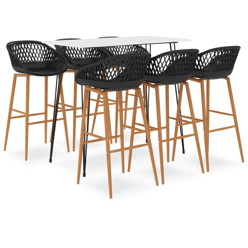 Freda Dining Set, White