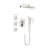 Complete Shower System with Bodysprays-110871718