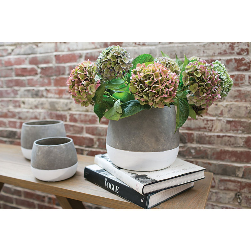 Almyra Handmade Ceramic Pot Planter, 8" H x 10" W x 10" D