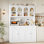 Armoire de cuisine de 73 pouces avec prise intégrée et borne de recharge