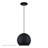 Cavill Led Black Globe Pendant-121436200