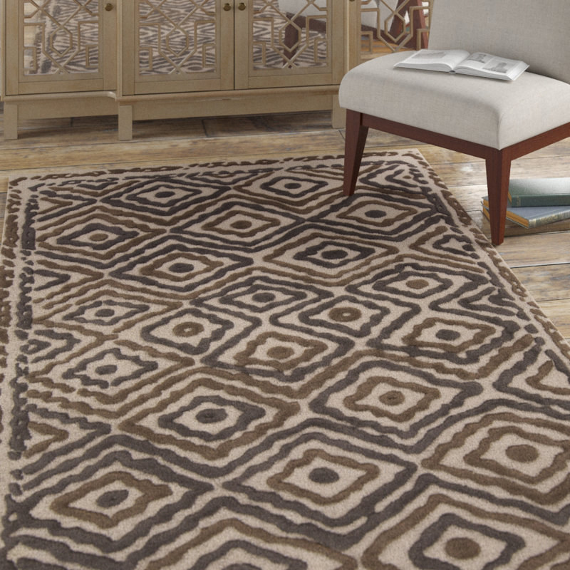 Sala Wool Geometric Indoor Rug, Rectangle 8' x 11'