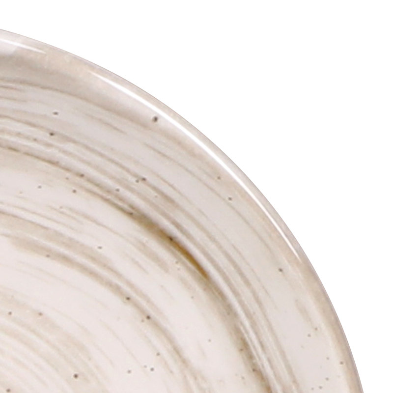 Van Gogh 6.1" Melamine Appetizer Plate, Taupe