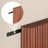 Modern Wooden Headboard With Arched Corrugated, Fits Queen Size Beds, Vertical Grain Design, Farmhouse & Vintage Style, Easy Assembly, Walnut.-229305946