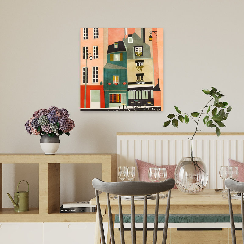 Art contemporain, architecture contemporaine, art urbain, H 18 po x l 18 po