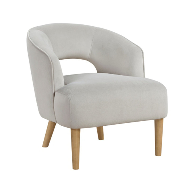 Fauteuil d'appoint Luxury Home, Gris