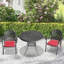 Simple Style Aluminum Outdoor Bistro Set,3-Piece