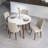 Carstarphen 4 - Person Solid Wood Solid Wood Top Four Leg Dining Set