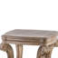 Melicent 26 po Table de bout carrée en chêne patiné avec tablette inférieure ouverte