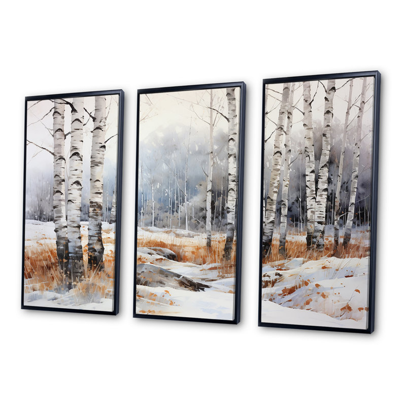Ensemble de décorations murales argent minimalisme, H 28 po x l 36 po x P 1 po, Cadre flottant noir