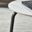 Ensemble de 2 tables basses gigognes blanches pour le salon