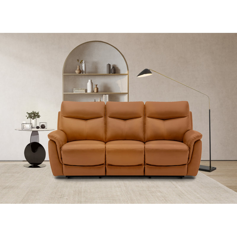 Holland 3 Seater Power Recliner, Brown