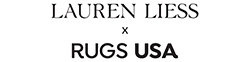 Lauren Liess x Rugs USA logo