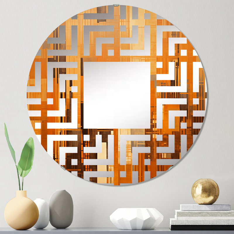 Miroir décoratif Maze, 23,6 po x 23,6 po