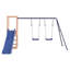 Garrido Freeport Park Solid Wood Swing Set with Swing(s) Slide(s)-1739629304