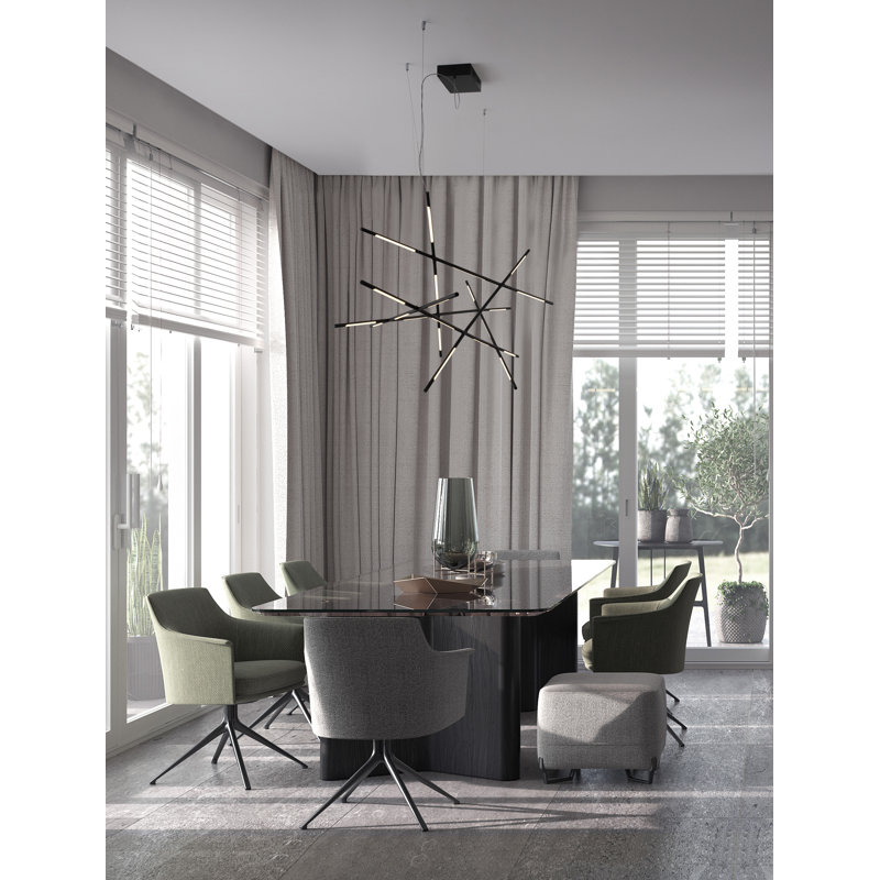 RACCIO 23 - Light Black LED Sputnik Pendant