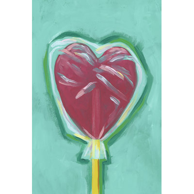 Sweet Lolipop I by June Erica Vess - Wrapped Canvas Print