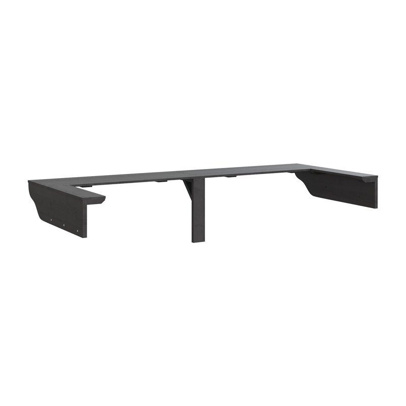 Plateau de bar, Noir gris