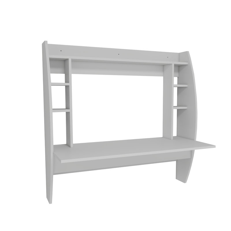 Floating Desk Rectangular Aidy, White