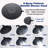 Single Handle 6-Spray Round Shower Faucet 2.5 GPM With High Pressure Shower Head And Hand Shower -116078778