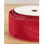 White Glitter Sequin Wired Velvet Ribbon, 9m-269778566