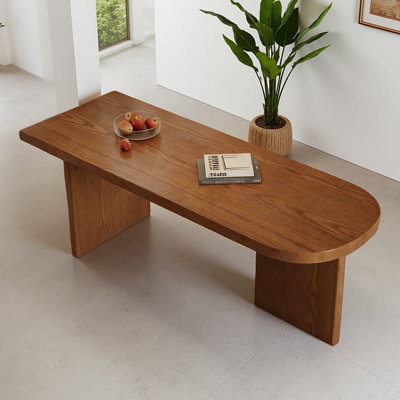 Simple and Retro Solid Wood Design Dining Table
