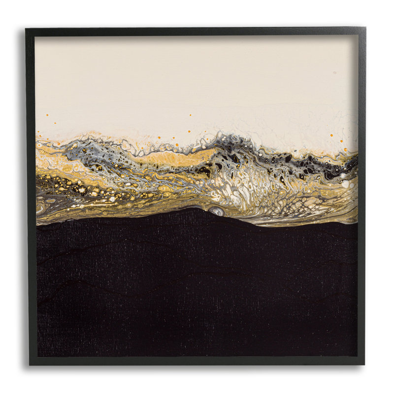 «Stupell Industries Glam & Black Splash», art mural par Ruth Fromstein, H 17 po x l 17 po x P 1,5 po