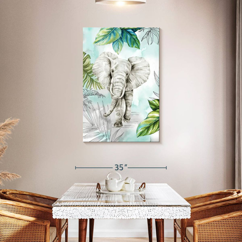 Brampt In The Jungle, 45" H x 30" W