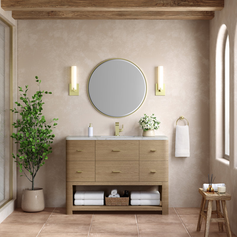 Lucian 48'' W Single Vanity, Victorian Silver