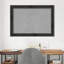 Tableau magnétique encadré noir rustique-95846473