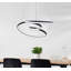 Luminaire suspendu linéaire à intensité variable moderne à 1 lumière à DEL à économie d'énergie Sontich-1972546480