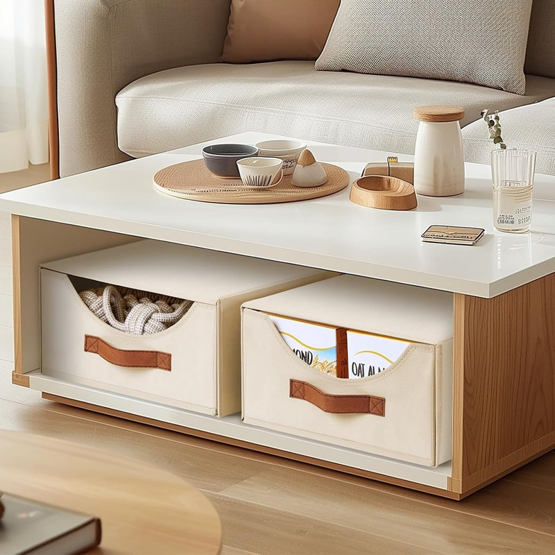 Tiroirs de rangement empilables en tissu, organisateur de placard pliable avec bacs coulissants pour chambre à coucher, salon et dortoir