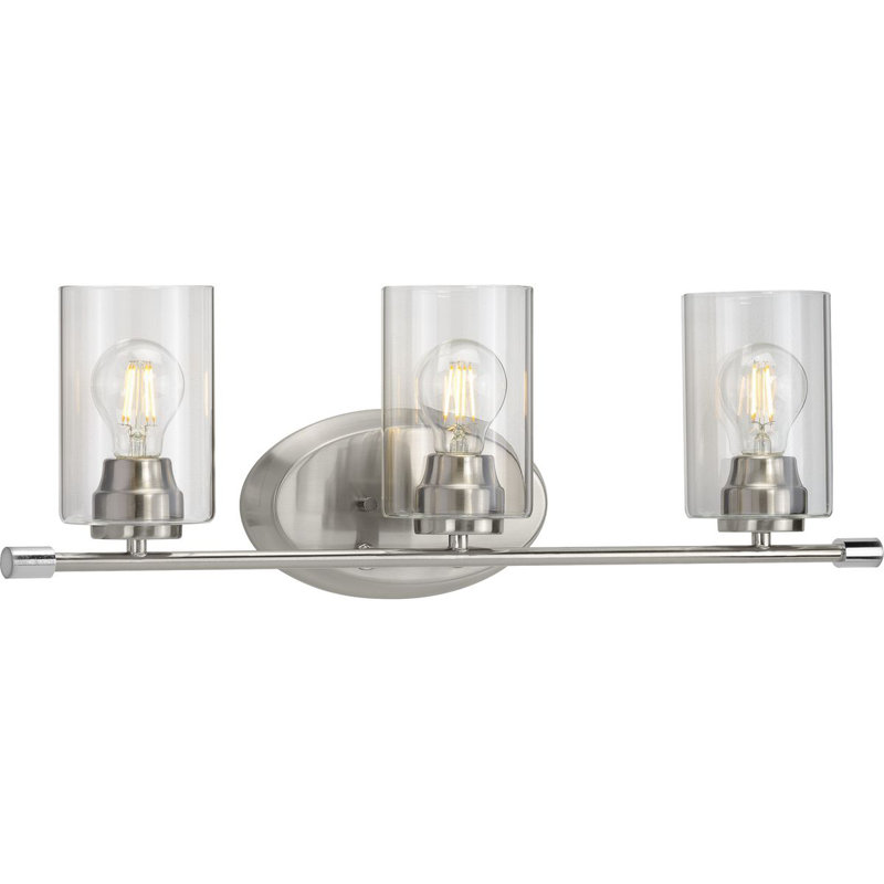 Maksymilian 3 - Light Dimmable Vanity Light, Brushed Nickel