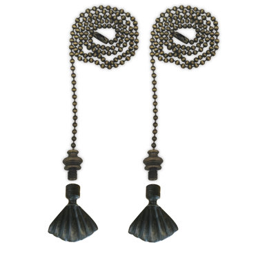 Seashell Finial Ceiling Fan Pull Chain