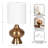 Modern Sculpted Bedside Table Lamp-119010156
