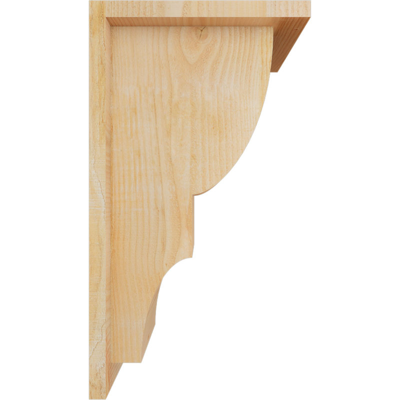 Corbeau Ridgewood avec contre-plaque, H 18 po x l 8 po x P 10 po, Sapin de Douglas, Sciage brut