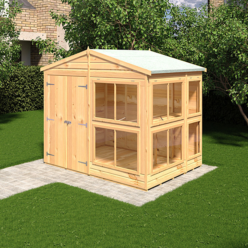 Shire Sun Hut Potting Shed 8 Ft X 6 Ft