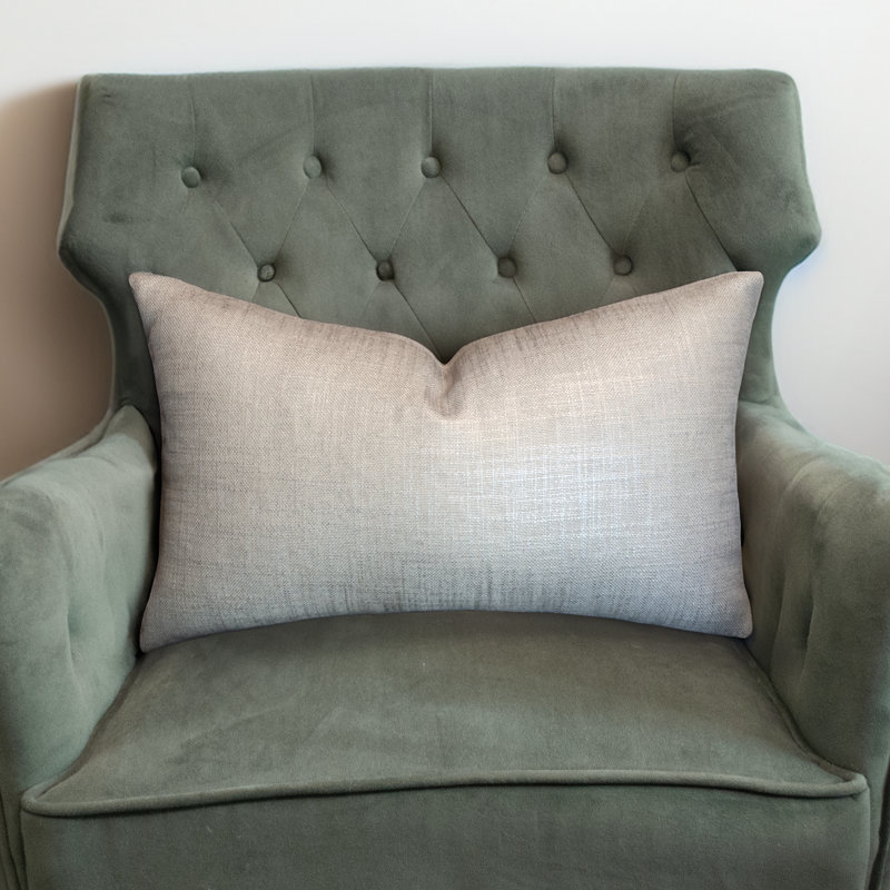 Housse de coussin à double face en métal argenté Thomas Collection®, Rectangle H 12 po x l 25 po