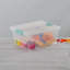 Bac de rangement empilable en plastique avec couvercle transparent Sterilite-99476631-99476633